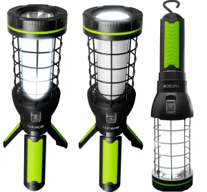 Luceco LILTP60S65 Multi-Functional Cage Rechargeable 360Deg Worklight 600lm 6500K - USB Power Bank 4000mAh