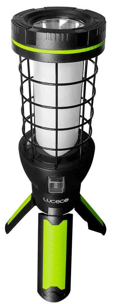 Luceco LILTP60S65 Multi-Functional Cage Rechargeable 360Deg Worklight 600lm 6500K - USB Power Bank 4000mAh