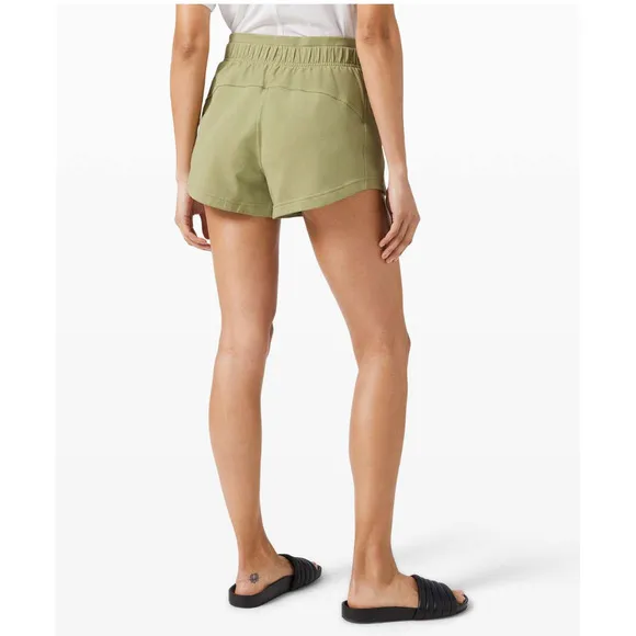 LULULEMON Inner Glow Short‎ 3&quot; Modal French Terry Vista Green