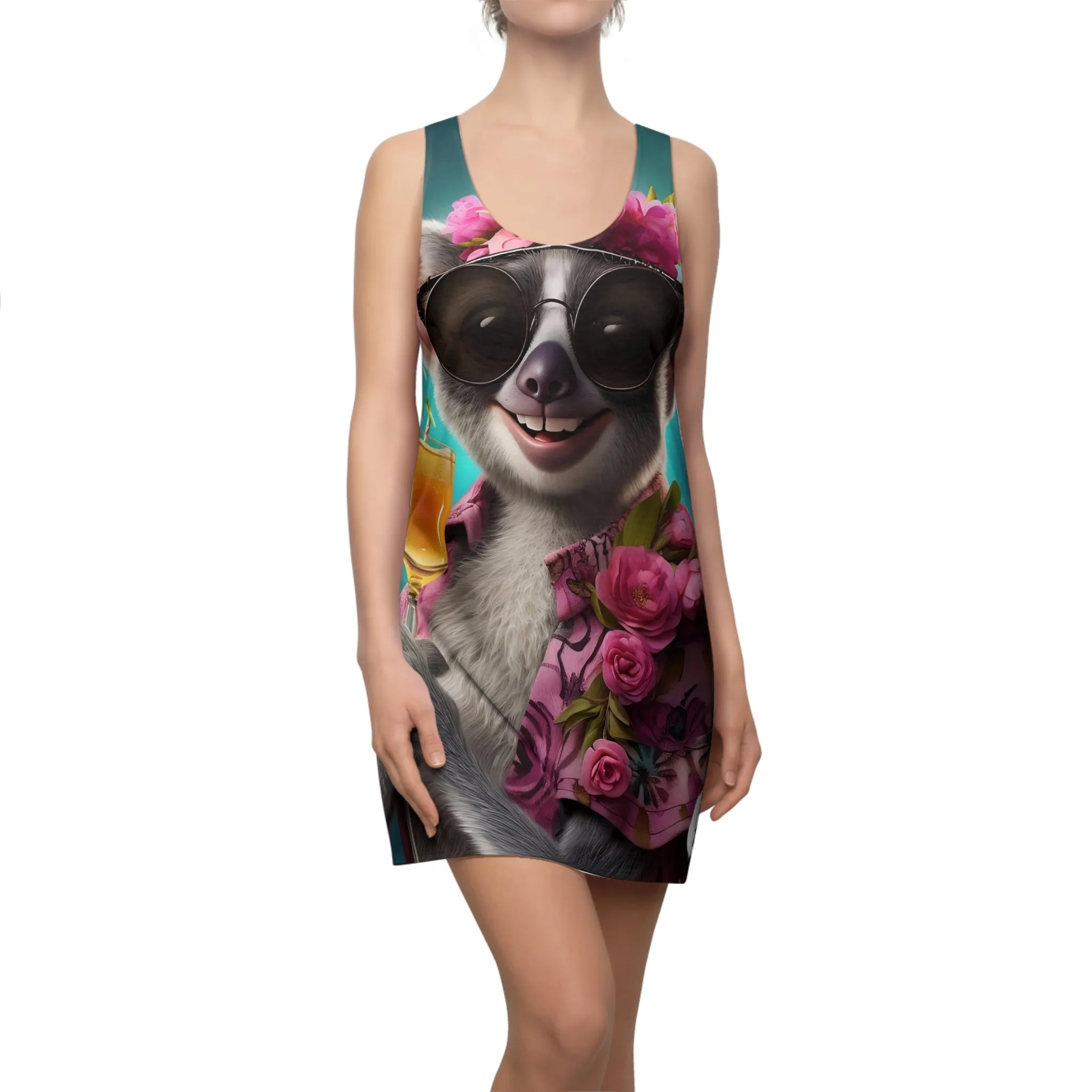 Lush Lemur | Women's Cut & Sew Racerback Dress
