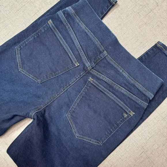 Madewell Pull On Skinny Jeans High Rise Elastic Waist Wisteria Blue Size 27