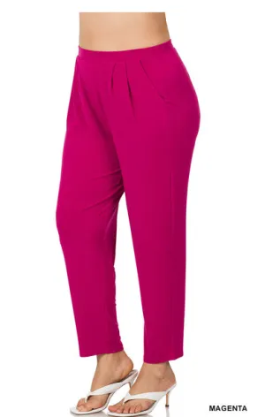 Magenta Pants - Plus