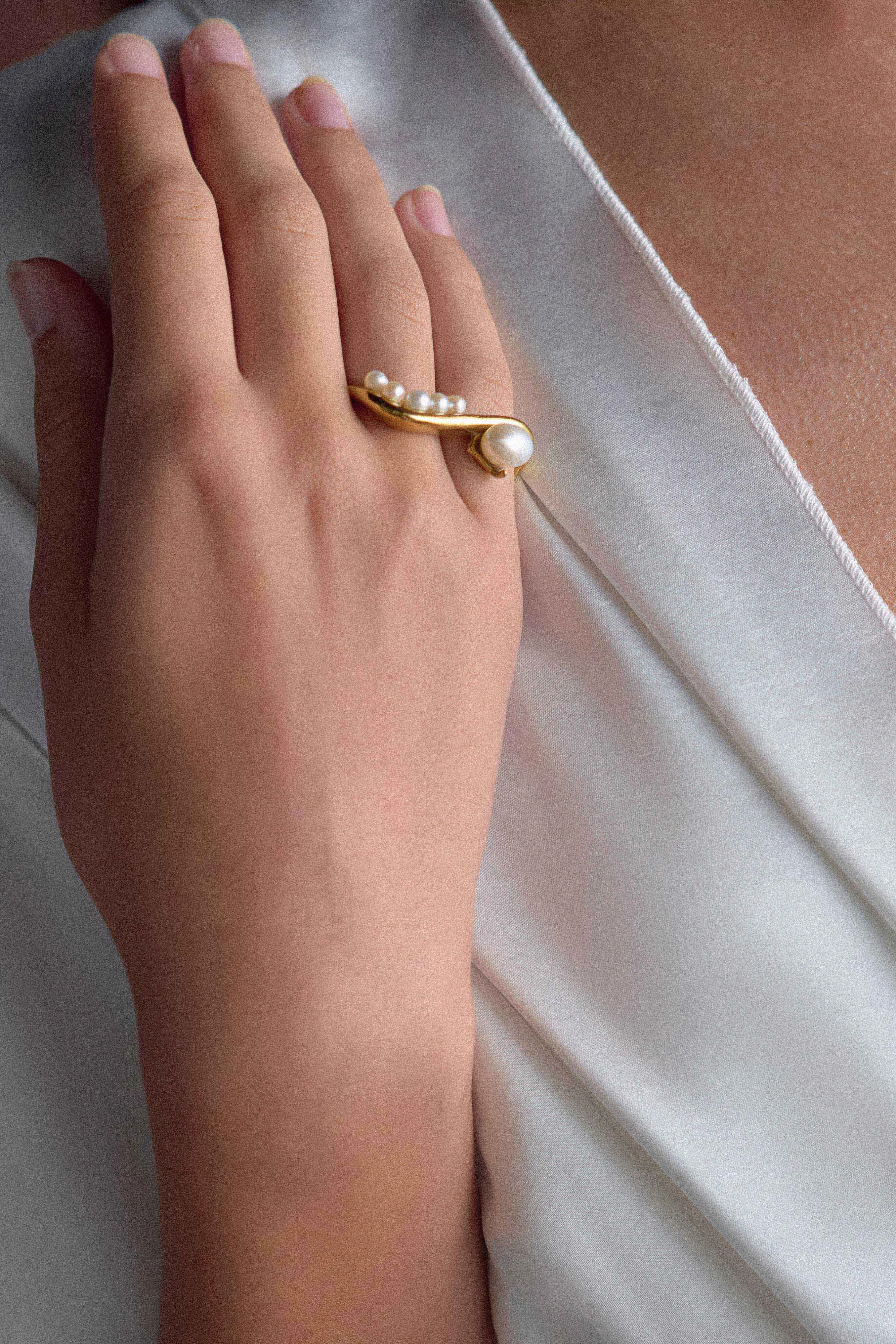 Marleigh Freshwater Pearl Ring - Pearl