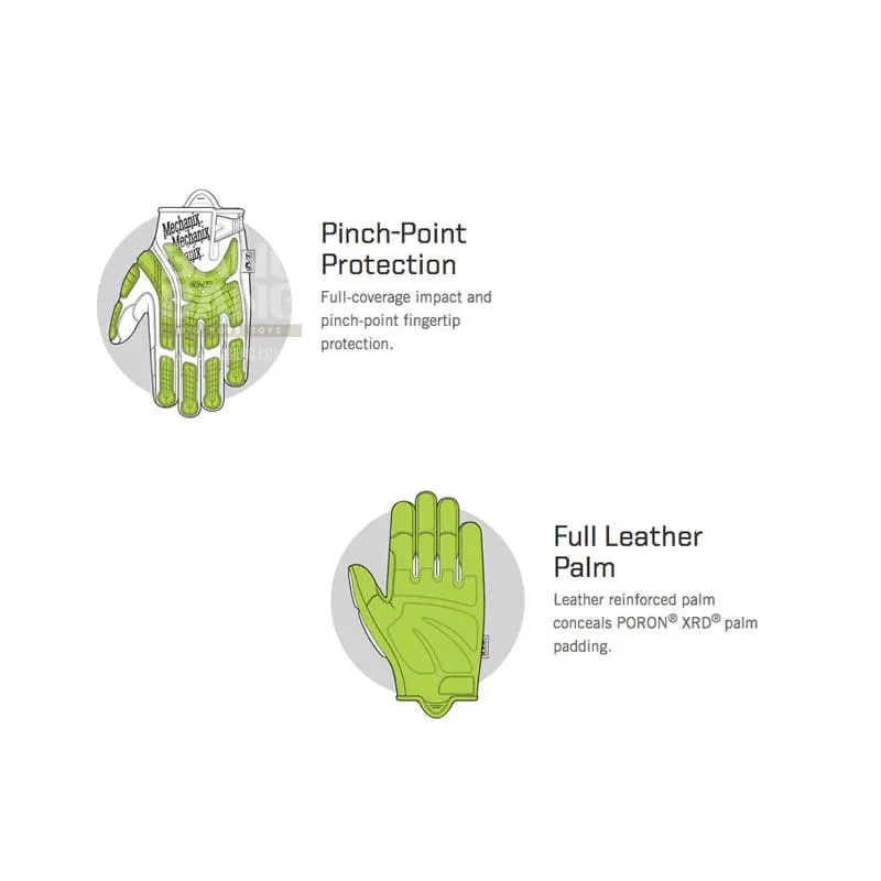Mechanix Wear Gloves CG Heavy Duty (HiViz Yellow / M Size)