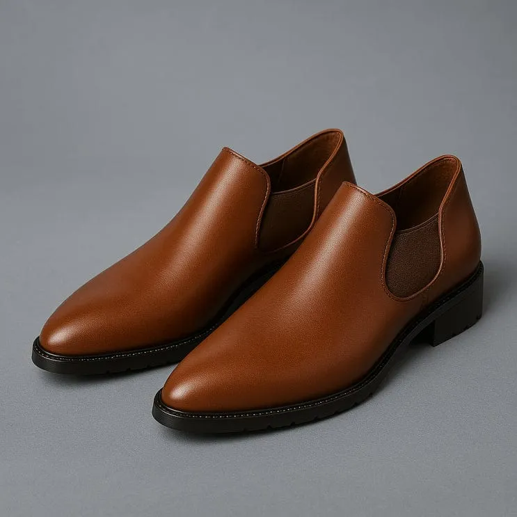 Mevo Genuine Leather Loafers