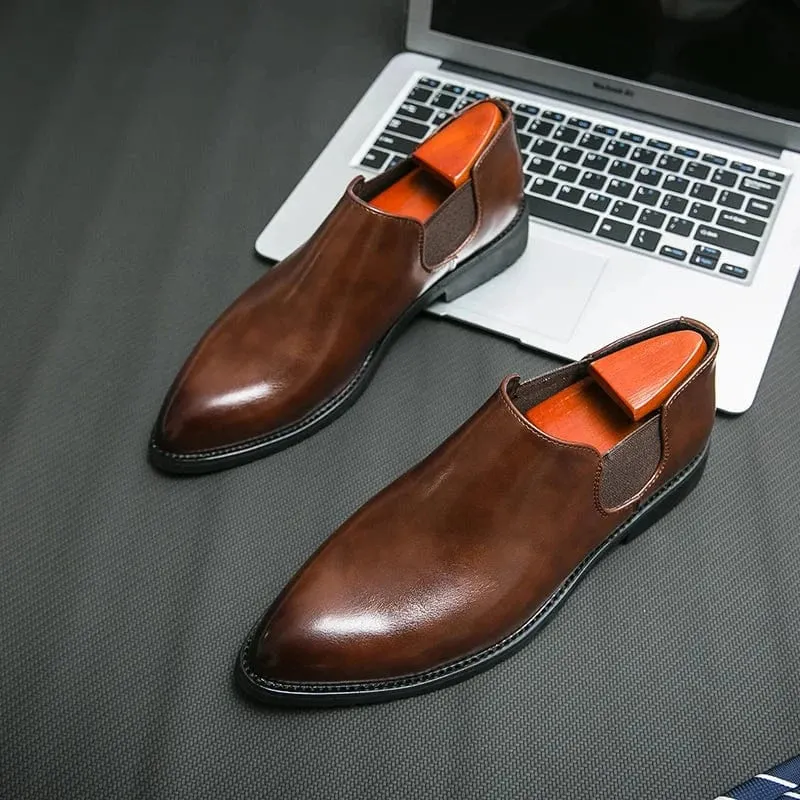 Mevo Genuine Leather Loafers