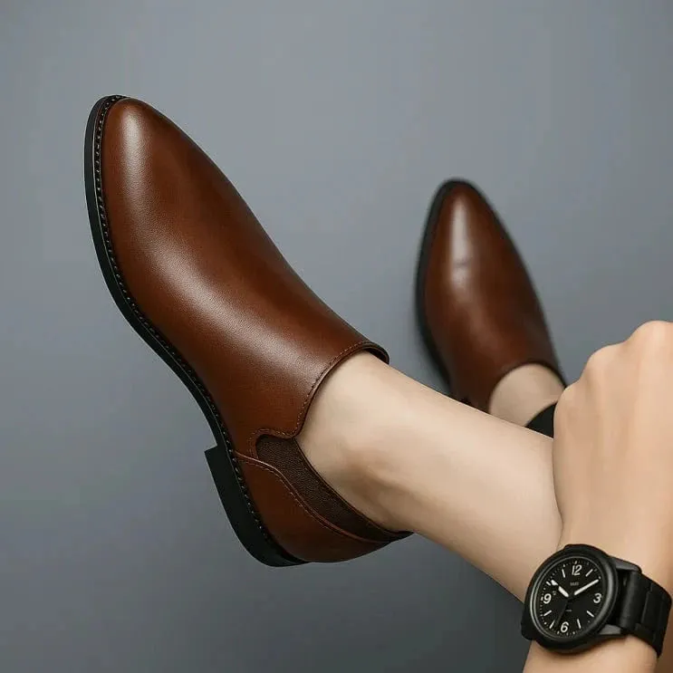 Mevo Genuine Leather Loafers