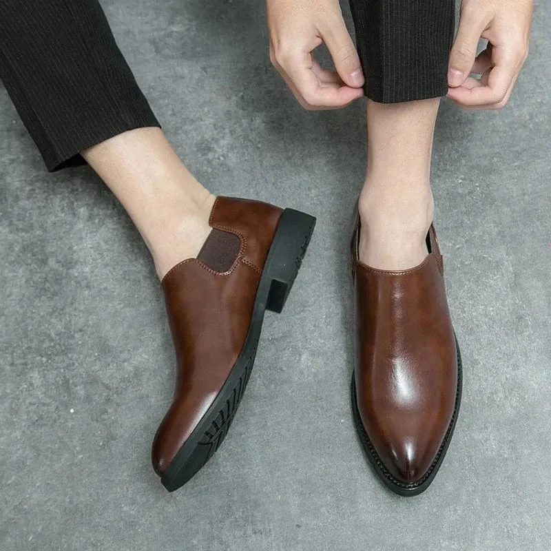 Mevo Genuine Leather Loafers