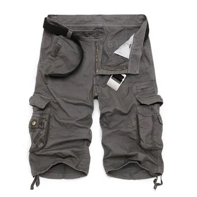 Military Camouflage  Cotton Loose Work Casual Short Pants Plus Size for men