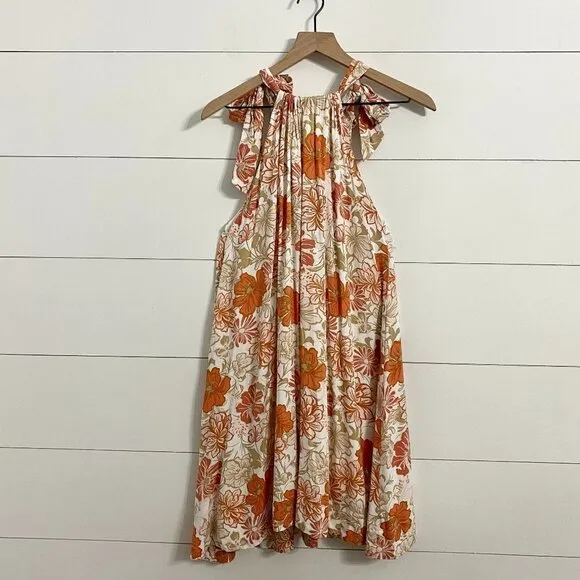 Minkpink Tabitha All Over Floral Print A Line Swing Dress, Women's Size Small