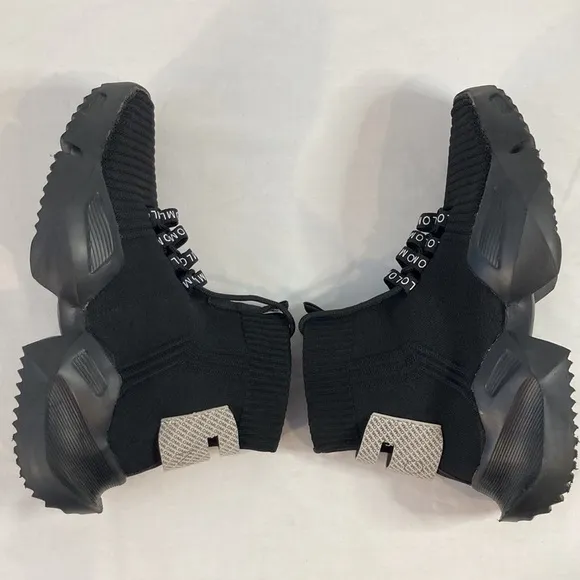 MLO EVO black high tops, size 42 lightweight mesh fabric