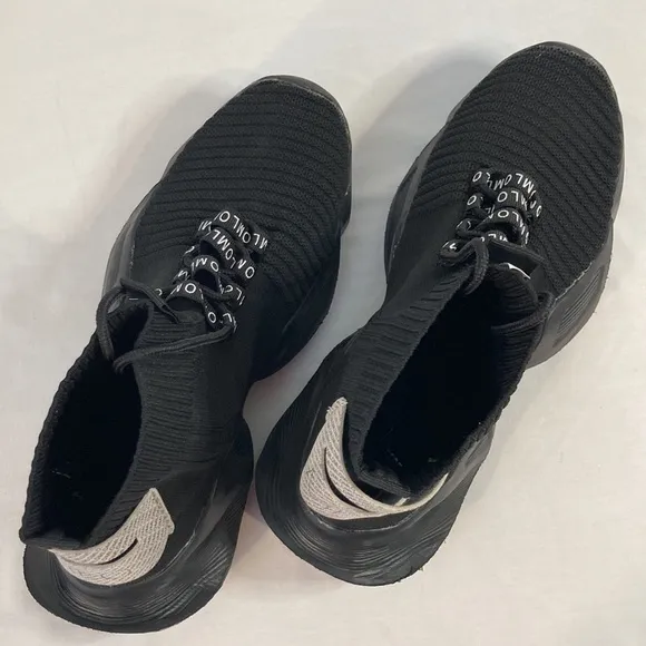 MLO EVO black high tops, size 42 lightweight mesh fabric