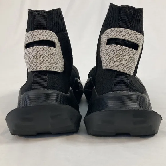 MLO EVO black high tops, size 42 lightweight mesh fabric
