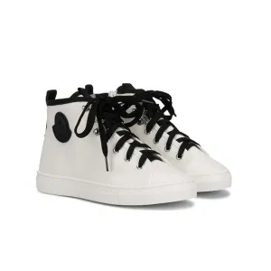Moncler White High-Tops