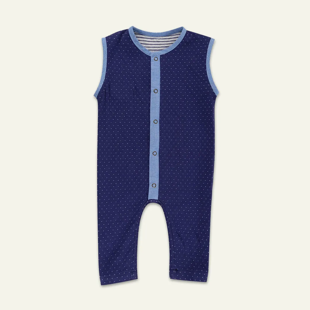 Multicoloured Stripe Print Romper