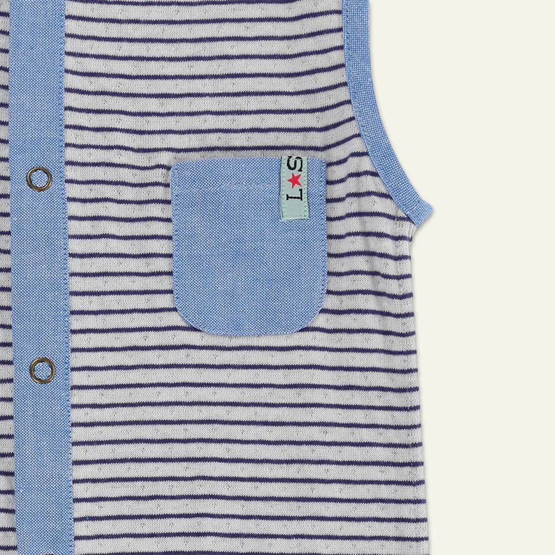 Multicoloured Stripe Print Romper