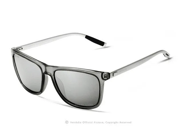 Navigator-Style Aluminum Sunglasses