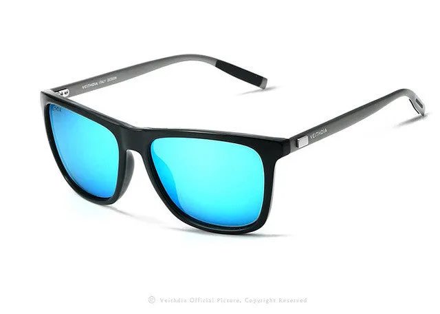 Navigator-Style Aluminum Sunglasses