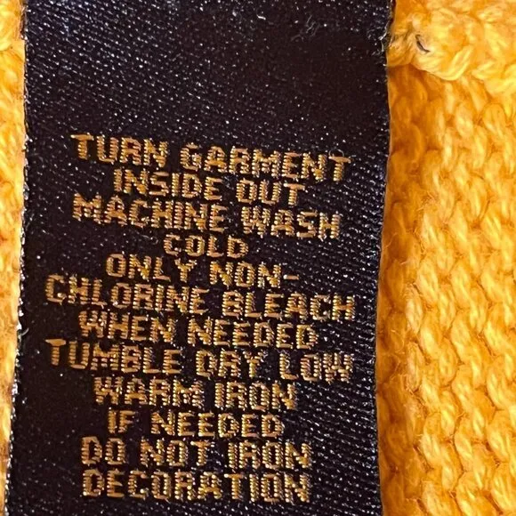 NEW Lauren Ralph Lauren Collared Yellow Knit Sweater with Gold Clasp Closure XL