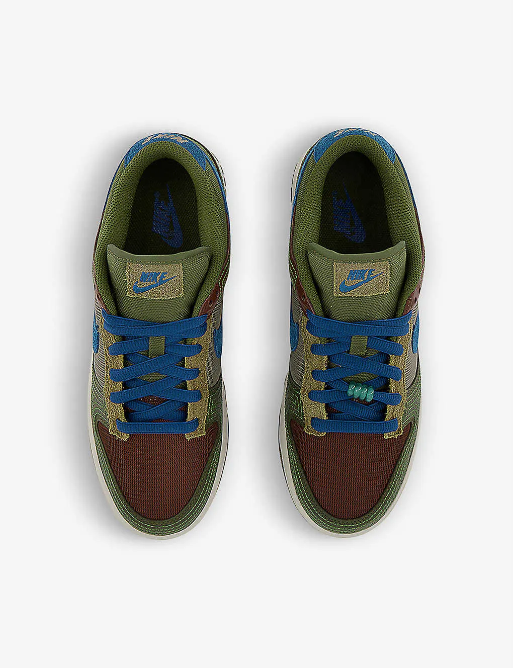 NIKE Dunk Low Cacao Wow leather and mesh trainers
