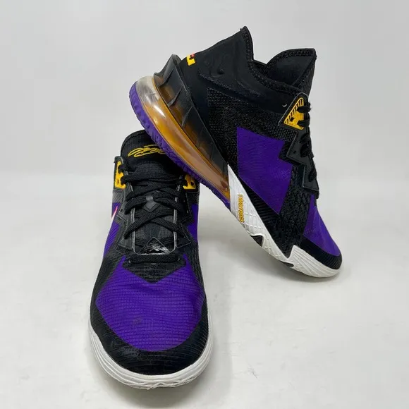 Nike Lebron 18 Low ACG Terra Purple Black White Mens 9 1/2 S1195-2005