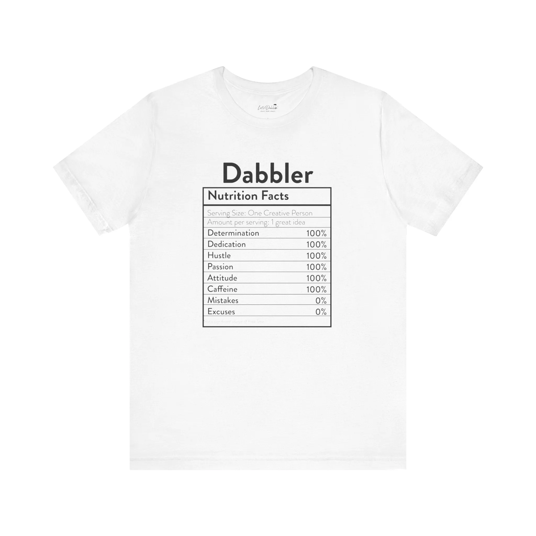 Nutrition Facts Shirt