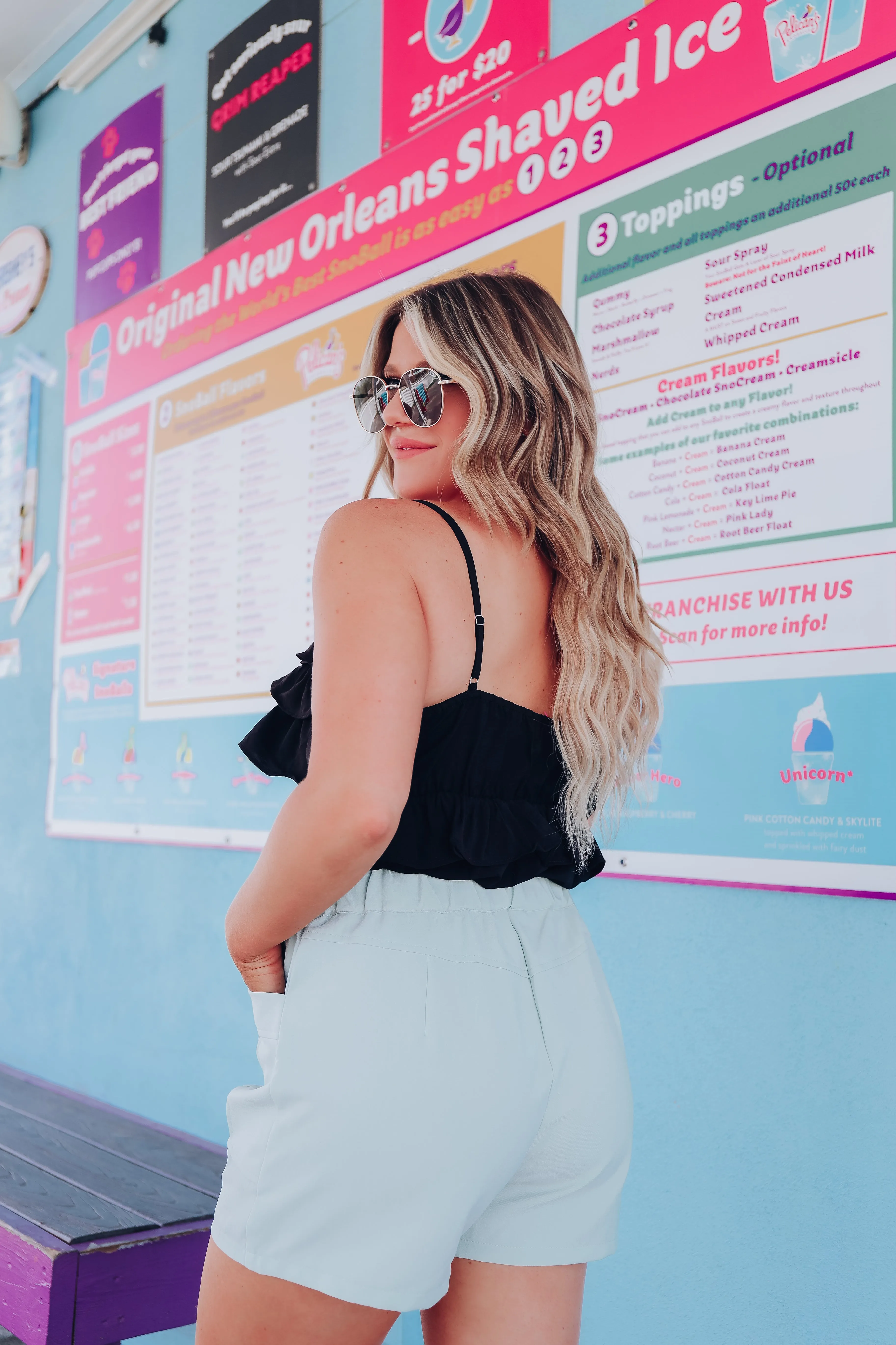 Ozzy Dress Shorts - Mint