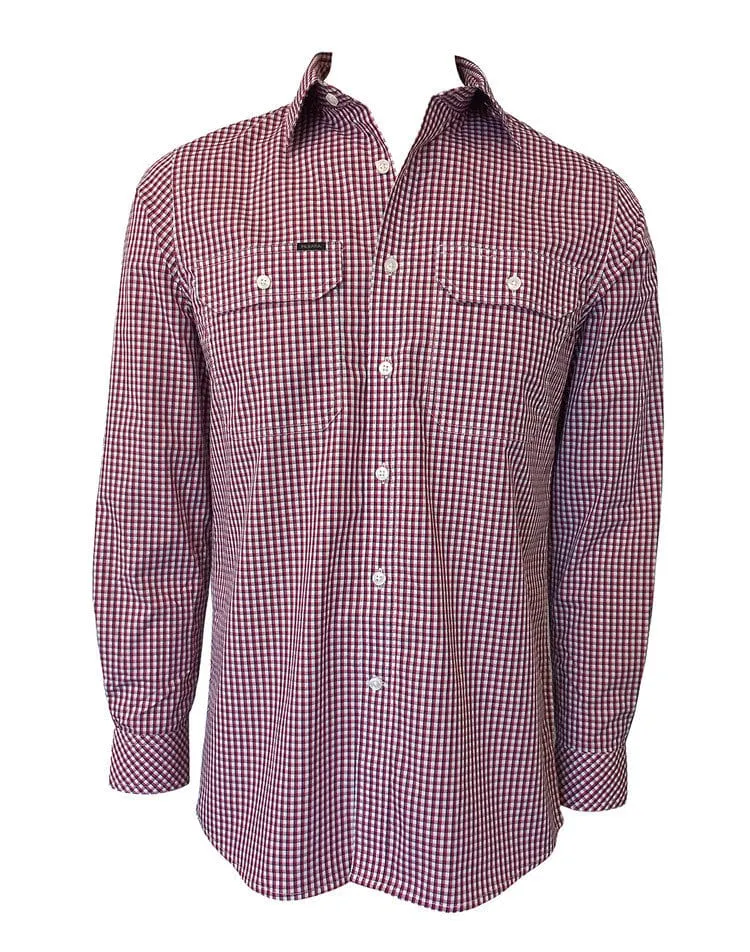 Pilbara Shirt Mens Dual Pocket Check (RMPC089)