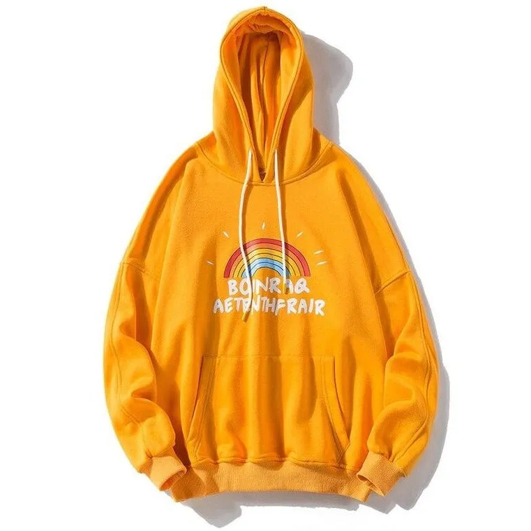 "BOINRAQ" SWEATSHIRT HOODIE À CAPUCHE JAUNE - URB1™