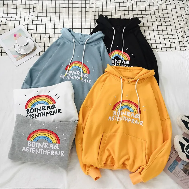 "BOINRAQ" SWEATSHIRT HOODIE À CAPUCHE JAUNE - URB1™