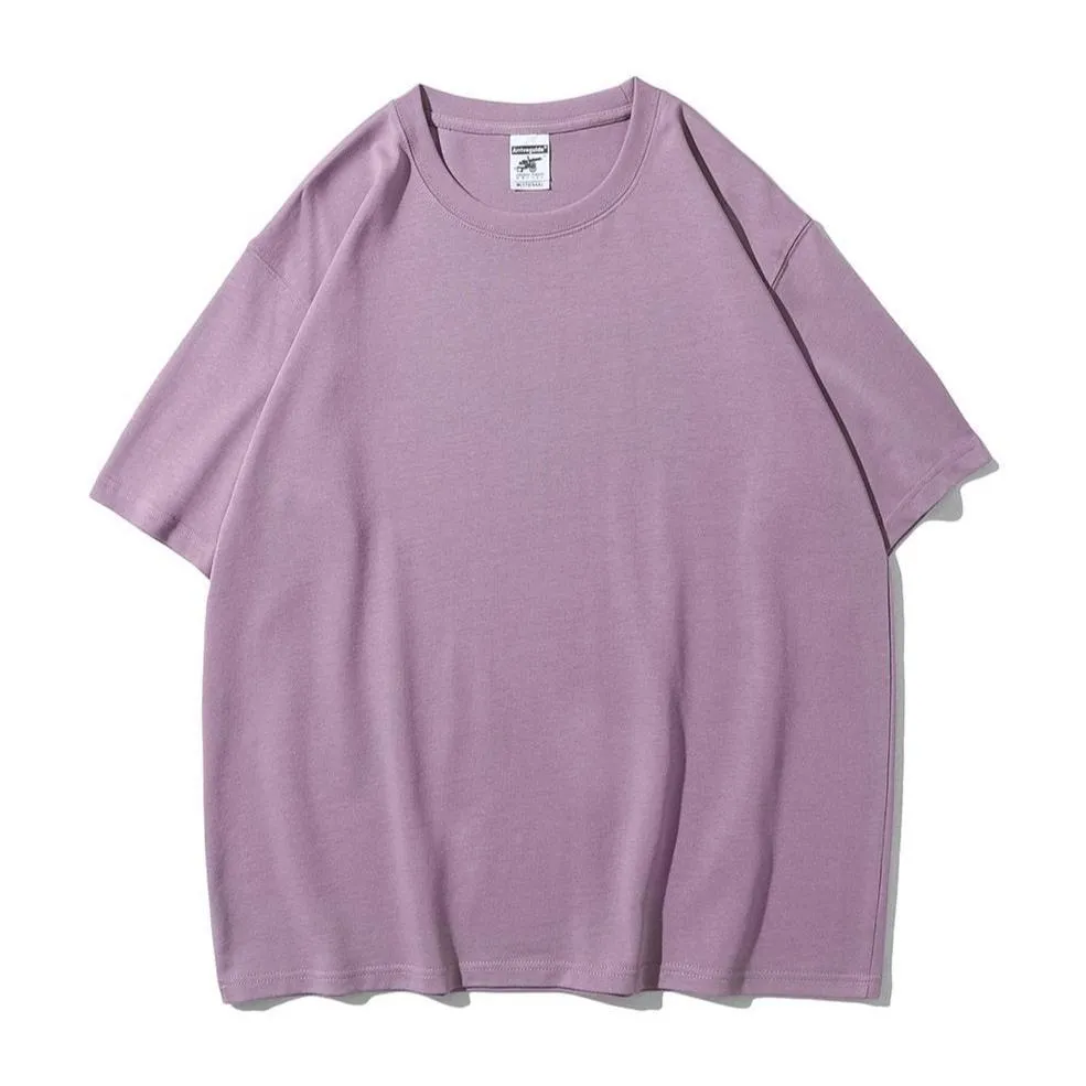 "ESSENTIAL" T-SHIRT BASIQUE UNI GRIS FONCÉ STREETWEAR - URB1™