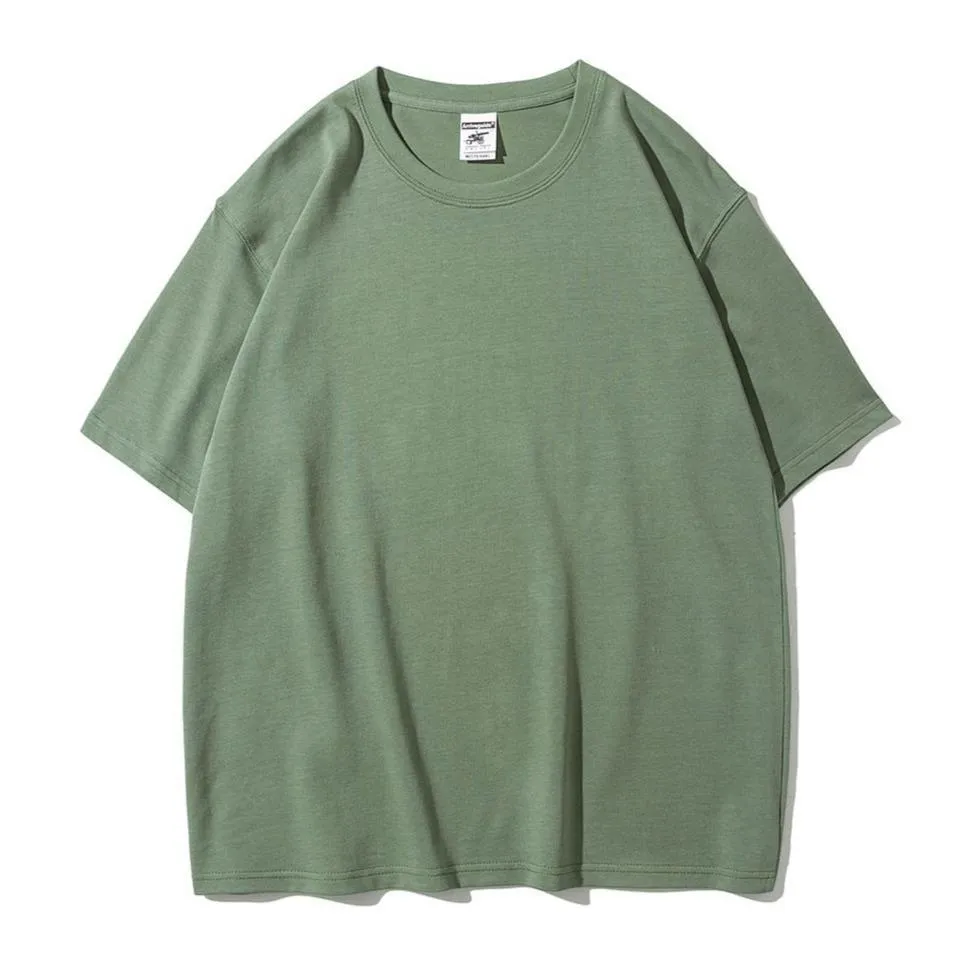 "ESSENTIAL" T-SHIRT BASIQUE UNI GRIS FONCÉ STREETWEAR - URB1™