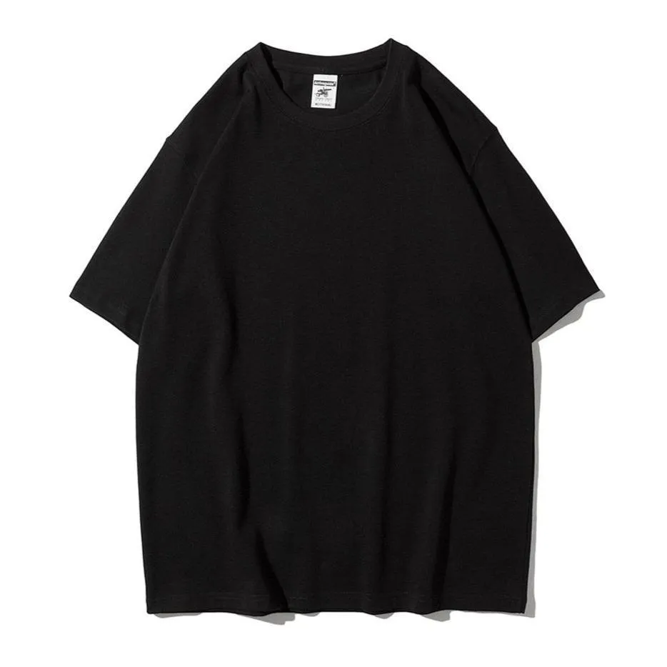 "ESSENTIAL" T-SHIRT BASIQUE UNI GRIS FONCÉ STREETWEAR - URB1™