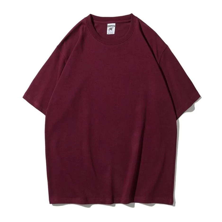 "ESSENTIAL" T-SHIRT BASIQUE UNI GRIS FONCÉ STREETWEAR - URB1™