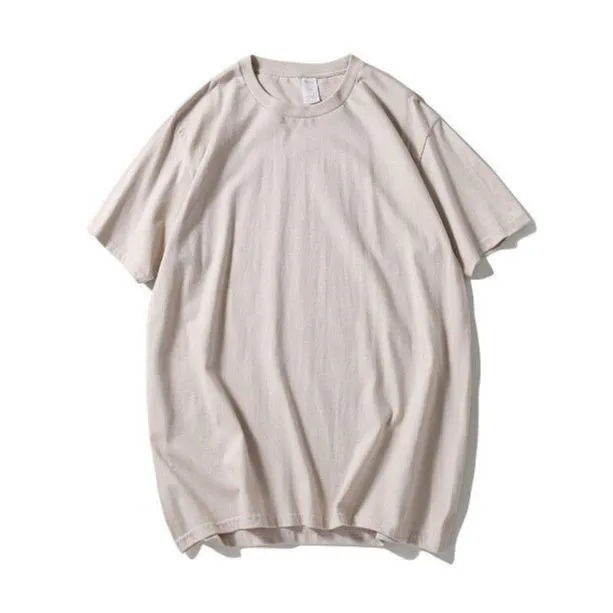 "ESSENTIAL" T-SHIRT BASIQUE UNI GRIS STREETWEAR - URB1™