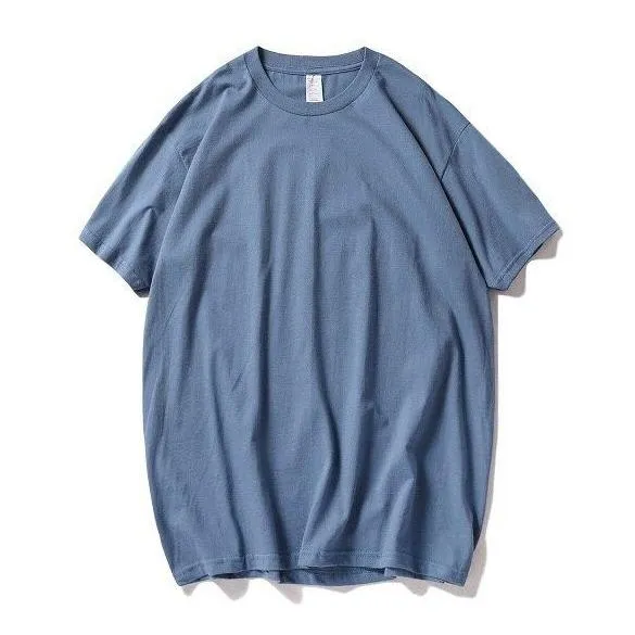 "ESSENTIAL" T-SHIRT BASIQUE UNI GRIS STREETWEAR - URB1™