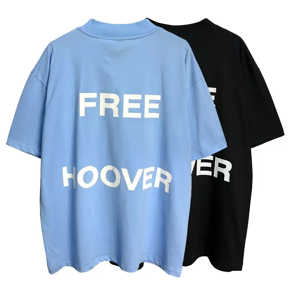 "FREE HOOVER" T-shirt Oversize Coupe large Noir - URB1™