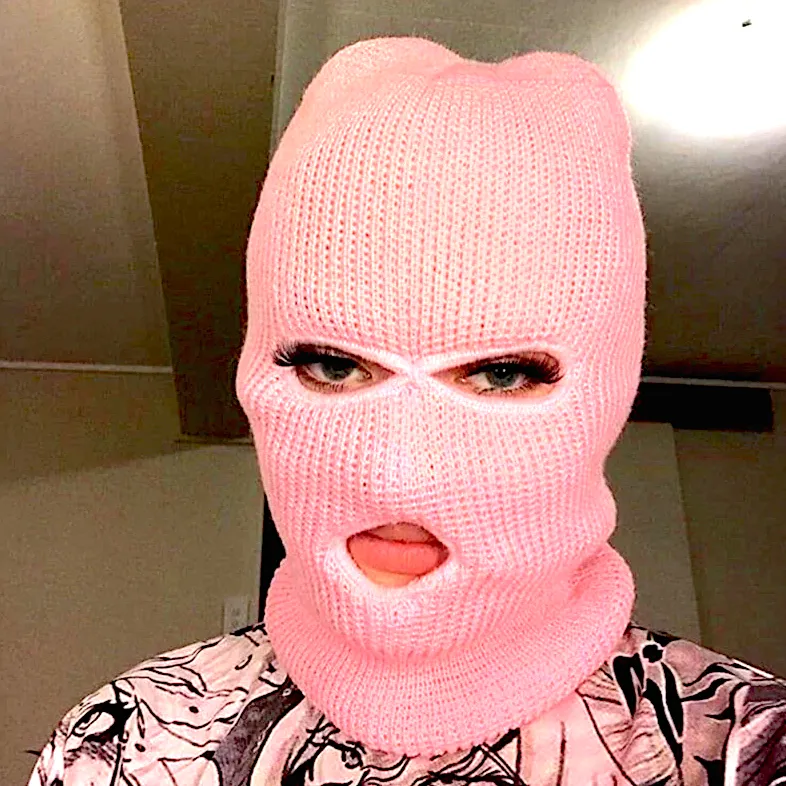 "HOODED" CAGOULE 3 TROUS ROSE PÂLE - URB1™