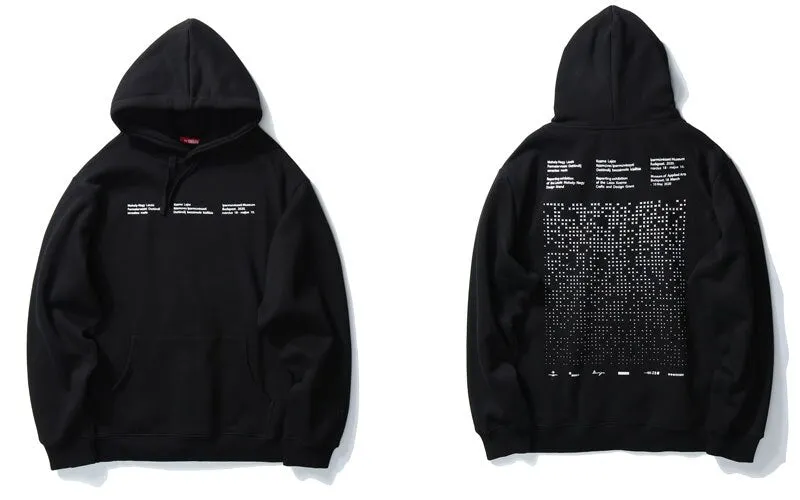 "MK" Sweat-shirt Hoodie à capuche Noir - URB1™