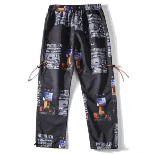 "PATROLLER" PANTALON CARGO BLANC STREETWEAR - URB1™