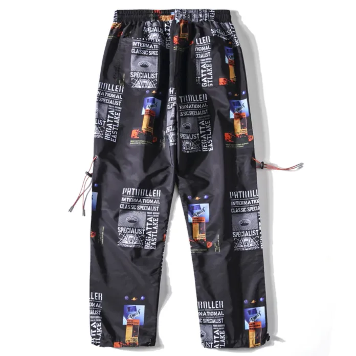 "PATROLLER" PANTALON CARGO BLANC STREETWEAR - URB1™
