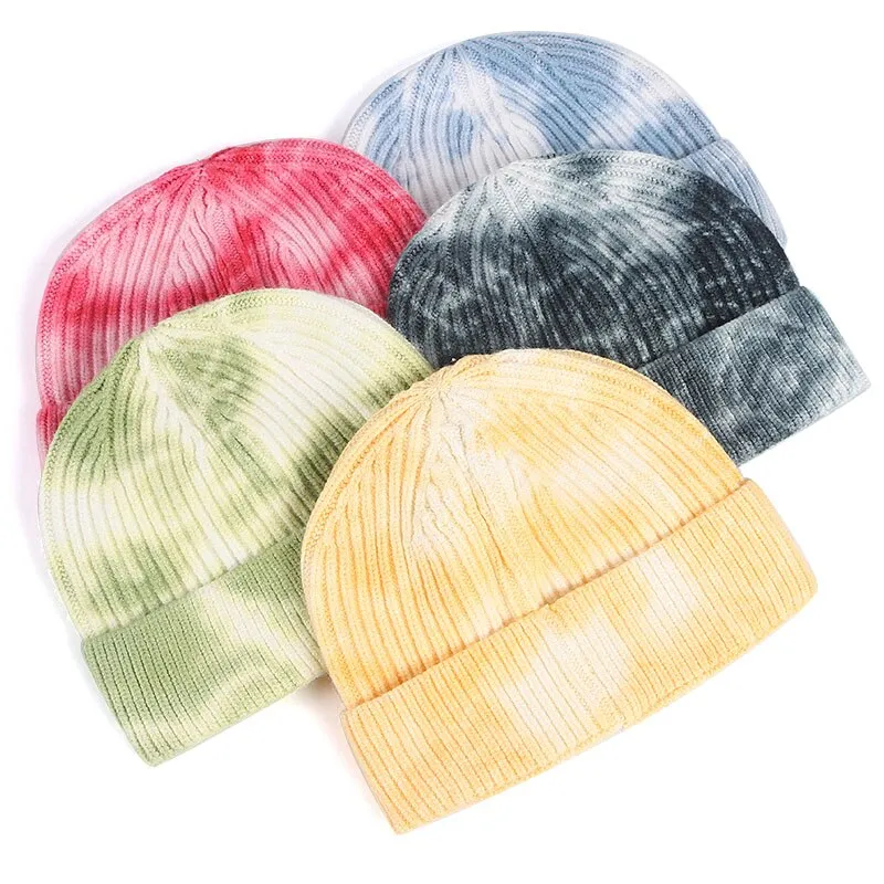 "TIE AND DYE" Bonnet Vert streetwear - URB1™