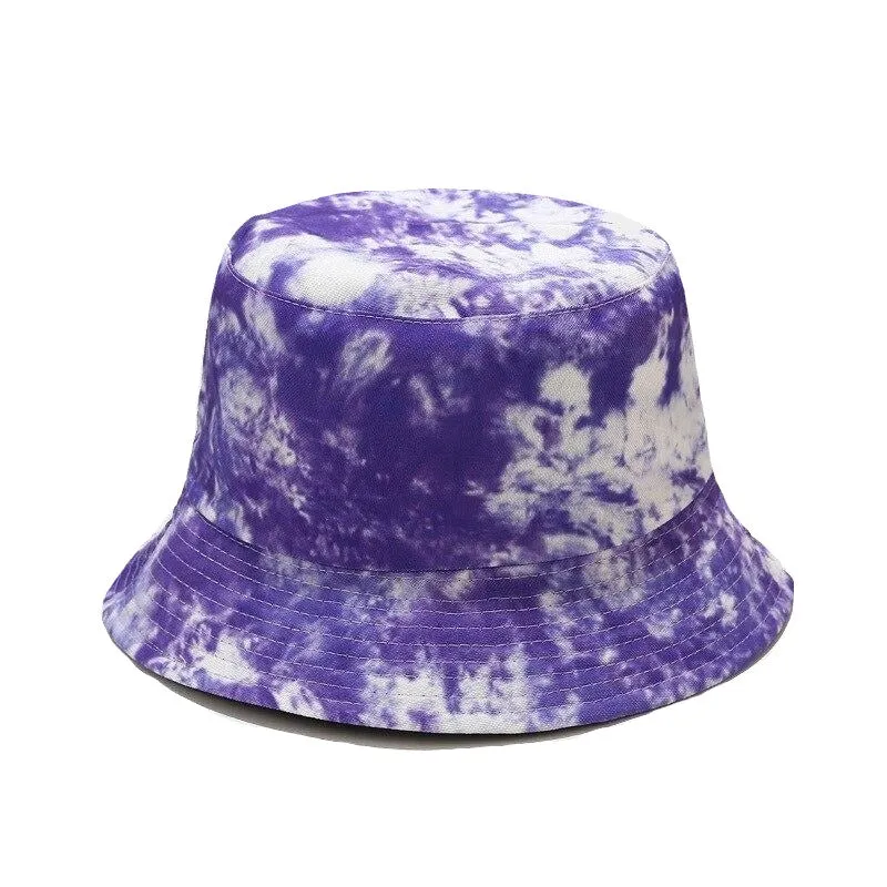 "TIE AND DYE" Chapeau Bob Imprimé Rose Délavé - URB1™