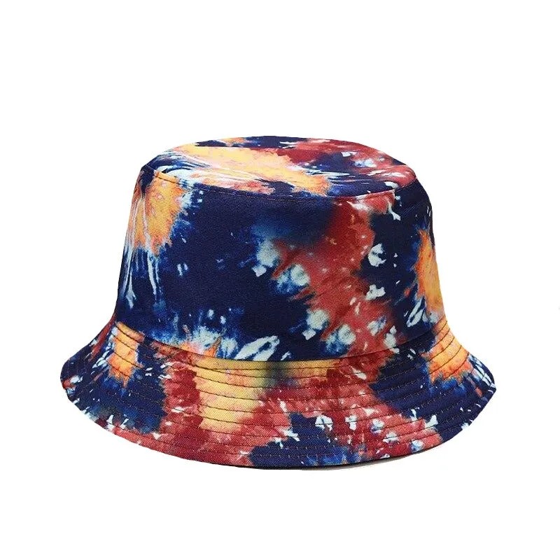 "TIE AND DYE" Chapeau Bob Imprimé Rose Délavé - URB1™