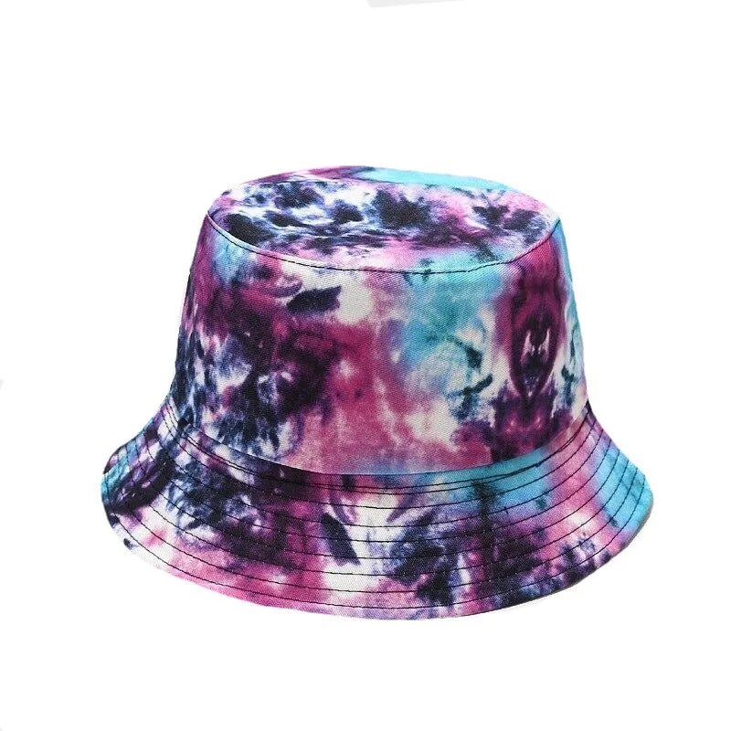 "TIE AND DYE" Chapeau Bob Imprimé Rose Délavé - URB1™