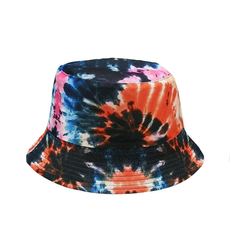 "TIE AND DYE" Chapeau Bob Imprimé Rose Délavé - URB1™