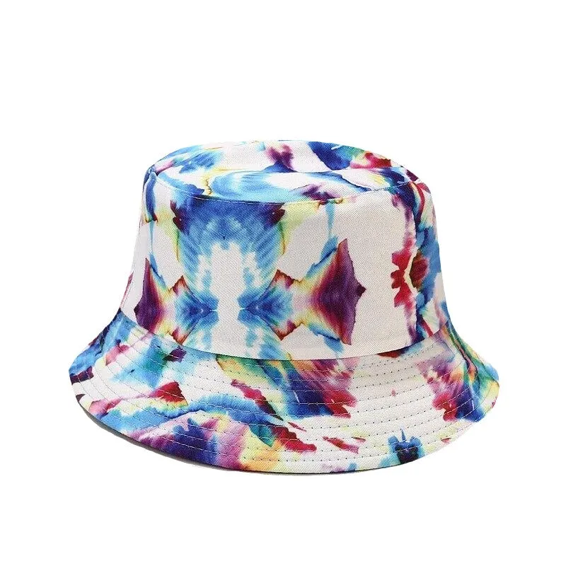 "TIE AND DYE" Chapeau Bob Imprimé Rose Délavé - URB1™