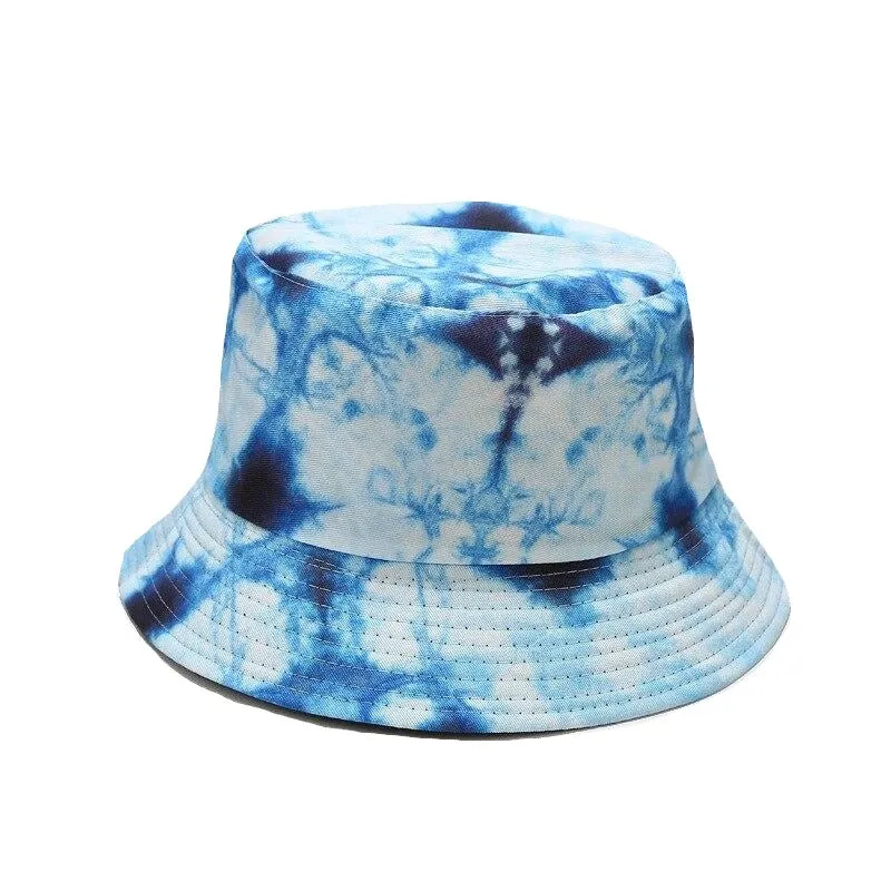 "TIE AND DYE" Chapeau Bob Imprimé Rose Délavé - URB1™