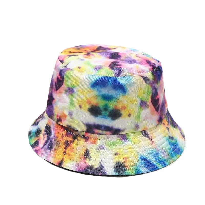 "TIE AND DYE" Chapeau Bob Imprimé Rose Délavé - URB1™