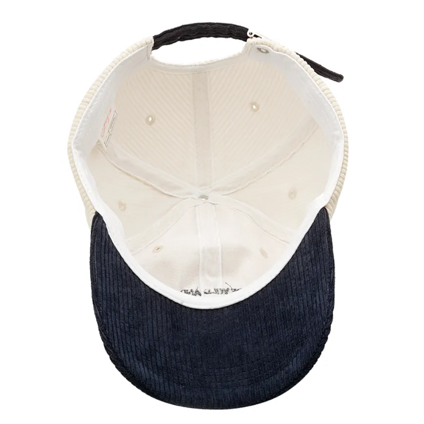 "WONDER" Casquette Baseball Snapback en velour Marron Brodée - URB1™